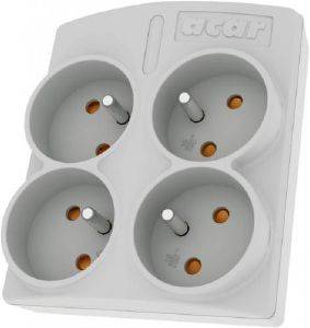 ACAR SURGE PROTECTOR X4 4 SOCKETS GREY