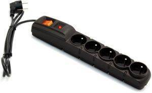 ACAR SURGE PROTECTOR F5 5 SOCKETS 3M BLACK ΜΕ ΔΙΑΚΟΠΤΗ ACAR SURGE PROTECTOR F5 5 SOCKETS 3M BLACK ΜΕ ΔΙΑΚΟΠΤΗ