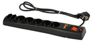 ACAR SURGE PROTECTOR P7 7 SOCKETS ΜΕ ΔΙΑΚΟΠΤΗ 1.5M BLACK ACAR SURGE PROTECTOR P7 7 SOCKETS ΜΕ ΔΙΑΚΟΠΤΗ 1.5M BLACK