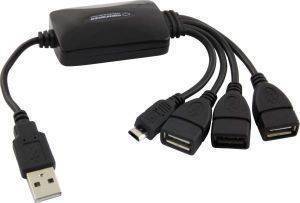 ESPERANZA EA158 HUB 4 PORT USB 2.0 (3XUSB - 1XMICRO USB) ESPERANZA EA158 HUB 4 PORT USB 2.0 (3XUSB - 1XMICRO USB)
