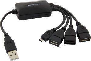 ESPERANZA EA158 HUB 4 PORT USB 2.0 (3XUSB - 1XMICRO USB)