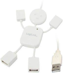 LOGILINK UA0071 HANGMAN USB 2.0 4-PORT HUB BUS POWERED