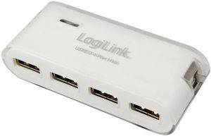 LOGILINK UA0086 USB2.0 4-PORT HUB WITH POWER SUPPLY WHITE LOGILINK UA0086 USB2.0 4-PORT HUB WITH POWER SUPPLY WHITE