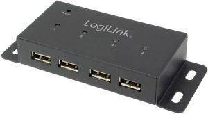 LOGILINK UA0141A USB 2.0 4-PORT HUB WITH POWER SUPPLY FULL METAL HOUSING LOGILINK UA0141A USB 2.0 4-PORT HUB WITH POWER SUPPLY FULL METAL HOUSING
