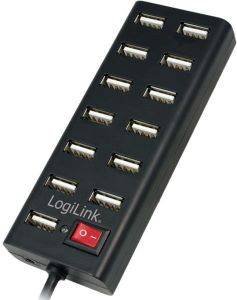 LOGILINK UA0126 USB 2.0 13-PORT HUB WITH ON/OFF SWITCH BLACK LOGILINK UA0126 USB 2.0 13-PORT HUB WITH ON/OFF SWITCH BLACK