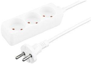 ESPERANZA TL110 TITANUM 3-WAY SOCKET WITH SURGE PROTECTION 3M WHITE