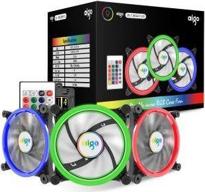 AIGO Z6 RGB LED FAN 120MM 3 PCS