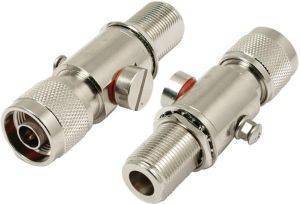 LOGILINK WL0105 WIRELESS LAN ANTENNA SURGE PROTECTOR N-TYPE MALE TO FEMALE CONNECTOR