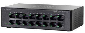 CISCO SF100D-16P 16-PORT 10/100 POE DESKTOP SWITCH