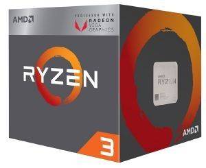 CPU AMD RYZEN 3 2200G 3.70GHZ 4-CORE WITH WRAITH STEALTH BOX
