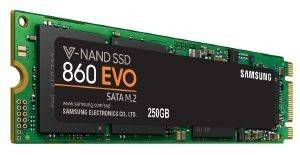 SSD SAMSUNG MZ-N6E250BW 860 EVO SERIES 250GB M.2 2280 SATA3