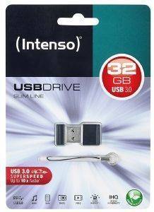 INTENSO 3532480 SLIM LINE 32GB USB 3.0 PENDRIVE BLACK