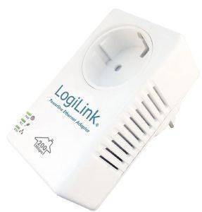 LOGILINK PL0005 POWERLINE ETHERNET ADAPTER 200MBPS PASS THROUGH