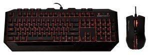  COOLERMASTER SGB-3011-KKMF1-US DEVASTATOR RED LED GAMING GEAR COMBO