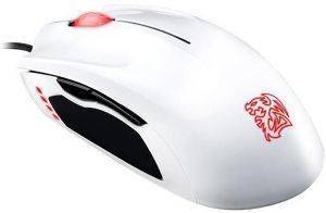 THERMALTAKE TT ESPORTS GAMING MOUSE - SAPHIRA WHITE 3500DPI LASER RUBBER COATING