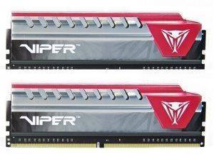 RAM PATRIOT PVE48G240C5KRD VIPER ELITE SERIES 8GB (2X4GB) DDR4 2400MHZ DUAL KIT RED