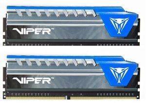 RAM PATRIOT PVE48G266C6KBL VIPER ELITE SERIES 8GB (2X4GB) DDR4 2666MHZ DUAL KIT BLUE