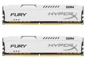 RAM HYPERX HX424C15FW2K2/16 16GB (2X8GB) DDR4 2400MHZ HYPERX FURY WHITE DUAL KIT