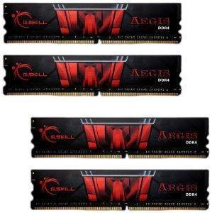 RAM G.SKILL F4-2400C15Q-16GIS 16GB (4X4GB) DDR4 2400MHZ AEGIS QUAD CHANNEL KIT