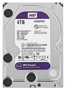 HDD WESTERN DIGITAL WD40PURZ 4TB PURPLE SURVEILLANCE SATA3