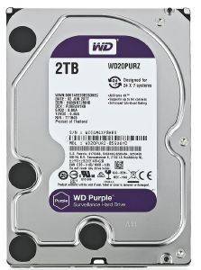 HDD WESTERN DIGITAL WD20PURZ 2TB PURPLE SURVEILLANCE SATA3 HDD WESTERN DIGITAL WD20PURZ 2TB PURPLE SURVEILLANCE SATA3