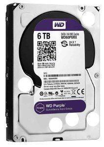 HDD WESTERN DIGITAL WD60PURZ 6TB PURPLE SURVEILLANCE SATA3 HDD WESTERN DIGITAL WD60PURZ 6TB PURPLE SURVEILLANCE SATA3