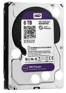 HDD WESTERN DIGITAL WD60PURZ 6TB PURPLE SURVEILLANCE SATA3