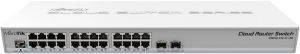 MIKROTIK CRS326-24G-2S+RM CLOUD ROUTER SWITCH WITH 800MHZ CPU, 512MB RAM, 24XGIGABIT LAN, 2XSFP+