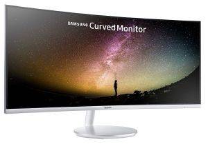  SAMSUNG C34F791WQU 34\'\' CURVED LED ULTRA WQHD WHITE