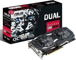 VGA ASUS RADEON RX580 DUAL-FAN OC EDITION DUAL-RX580-O8G 8GB GDDR5 PCI-E RETAIL