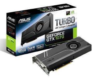 VGA ASUS TURBO GEFORCE GTX1070 TI TURBO-GTX1070TI-8G 8GB GDDR5 PCI-E RETAIL