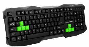 ΠΛΗΚΤΡΟΛΟΓΙΟ ESPERANZA EGK101G ROOK USB BLACK/GREEN ΠΛΗΚΤΡΟΛΟΓΙΟ ESPERANZA EGK101G ROOK USB BLACK/GREEN