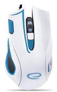 ESPERANZA EGM401WB WIRED MOUSE FOR GAMERS 7D OPTICAL USB MX401 HAWK WHITE/BLUE ESPERANZA EGM401WB WIRED MOUSE FOR GAMERS 7D OPTICAL USB MX401 HAWK WHITE/BLUE