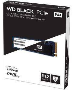 SSD WESTERN DIGITAL BLACK 512GB M.2 2280 PCIE GEN3 X4 SSD WESTERN DIGITAL BLACK 512GB M.2 2280 PCIE GEN3 X4