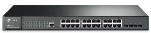 TP-LINK T2600G-28TS (TL-SG3424) JETSTREAM 24-PORT GIGABIT L2 MANAGED SWITCH WITH 4 SFP SLOTS