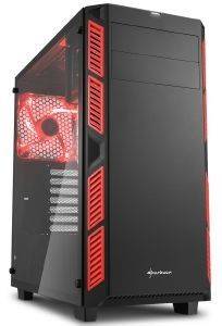 CASE SHARKOON AI7000 GLASS RED