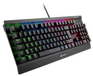  SHARKOON SHARK SKILLER MECH SGK3 BROWN SWITCH US RGB BACKLIGHT