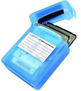 LOGILINK UA0132 HARD COVER PROTECTION BOX FOR 2X 2.5\'\' HDD BLUE