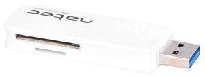 NATEC NCZ-0821 SCARAB SD/MICRO SD USB 3.0 MINI CARD READER WHITE NATEC NCZ-0821 SCARAB SD/MICRO SD USB 3.0 MINI CARD READER WHITE
