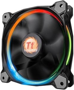 THERMALTAKE RIING 12 LED RGB 256 COLORS HIGH STATIC PRESSURE LED RADIATOR 120MM FAN (SINGLE FAN)