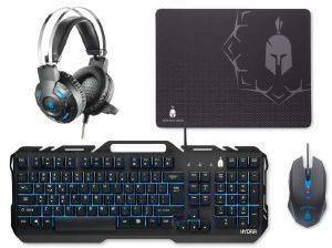 SPARTAN GEAR HYDRA GAMING COMBO (KEYBOARD,MOUSE,HEADSET,MOUSEPAD) FOR PC