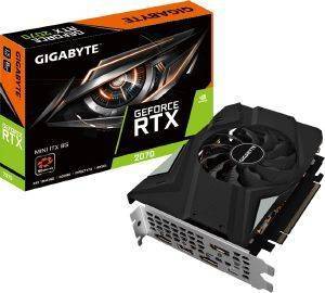 VGA GIGABYTE GEFORCE RTX2070 MINI ITX 8G GV-N2070IX-8GC 8GB GDDR6 PCI-E RETAIL VGA GIGABYTE GEFORCE RTX2070 MINI ITX 8G GV-N2070IX-8GC 8GB GDDR6 PCI-E RETAIL