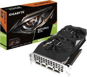 VGA GIGABYTE GEFORCE GTX1660 TI WINDFORCE OC 6G GV-N166TWF2OC-6GD 6GB GDDR6 PCI-E RETAIL