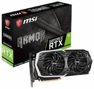 VGA MSI GEFORCE RTX2070 ARMOR 8G 8GB GDDR6 PCI-E RETAIL