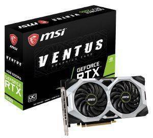 VGA MSI GEFORCE RTX2060 VENTUS 6G OC 6GB GDDR6 PCI-E RETAIL