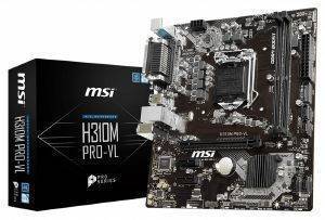 ΜΗΤΡΙΚΗ MSI H310M PRO-VL RETAIL ΜΗΤΡΙΚΗ MSI H310M PRO-VL RETAIL