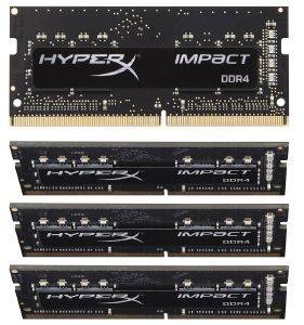 RAM HYPERX HX424S15IB2K4/32 32GB (4X8GB) SO-DIMM DDR4 2400MHZ CL15 HYPERX IMPACT QUAD KIT RAM HYPERX HX424S15IB2K4/32 32GB (4X8GB) SO-DIMM DDR4 2400MHZ CL15 HYPERX IMPACT QUAD KIT