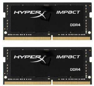 RAM HYPERX HX426S15IB2K2/32 IMPACT 32GB (2X16GB) SO-DIMM DDR4 2666MHZ CL15 DUAL KIT
