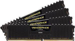 RAM CORSAIR CMK32GX4M4Z2933C16 VENGEANCE LPX BLACK 32GB (4X8GB) DDR4 2933MHZ QUAD KIT