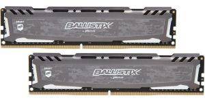 RAM CRUCIAL BLS2K8G4D30AESBK BALLISTIX SPORT LT GREY 16GB (2X8GB) DDR4 3000MHZ DUAL KIT